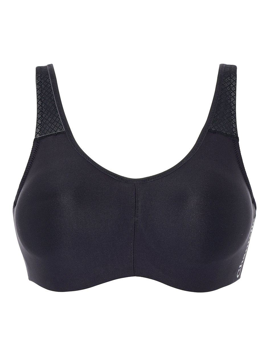 Black Chantelle Everyday High-Support Sport Women Bra | OID2524WZ