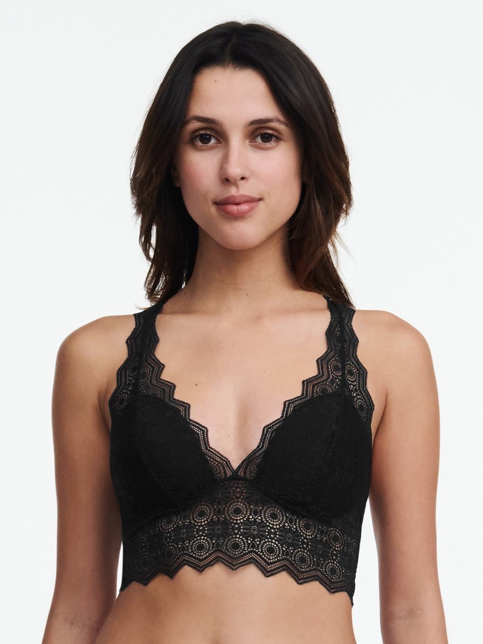 Black Chantelle Georgia Women Bralettes | TVD132OB