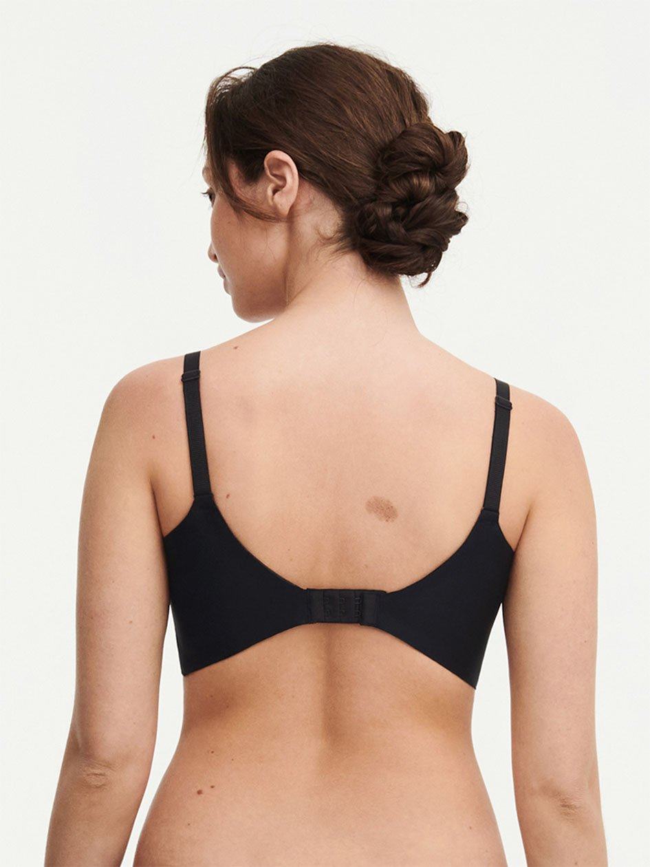 Black Chantelle Graphic Support Lace Wireless Women Bras | TYQ9768HX