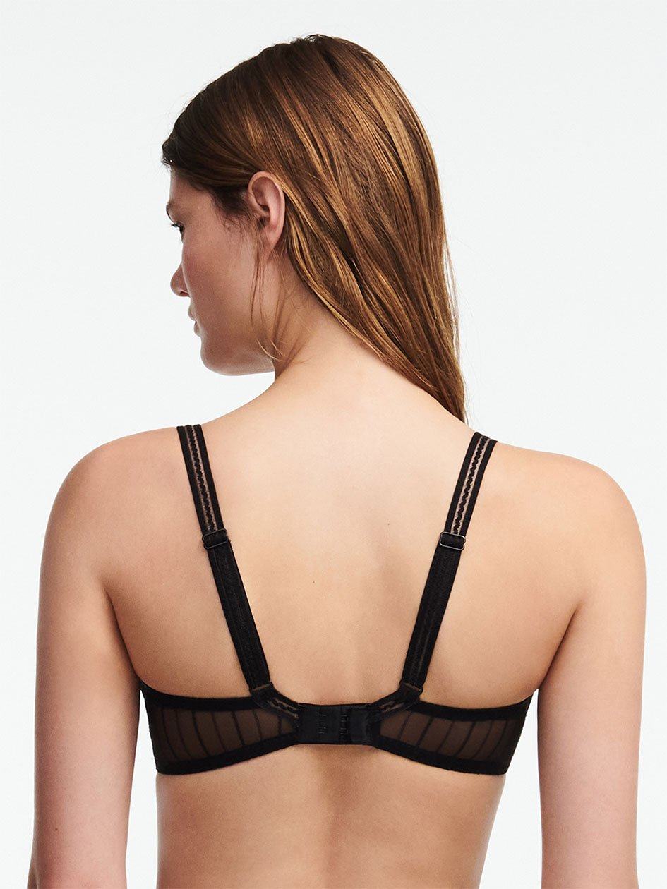 Black Chantelle Maddie Demi Women Bras | KXL7071VD