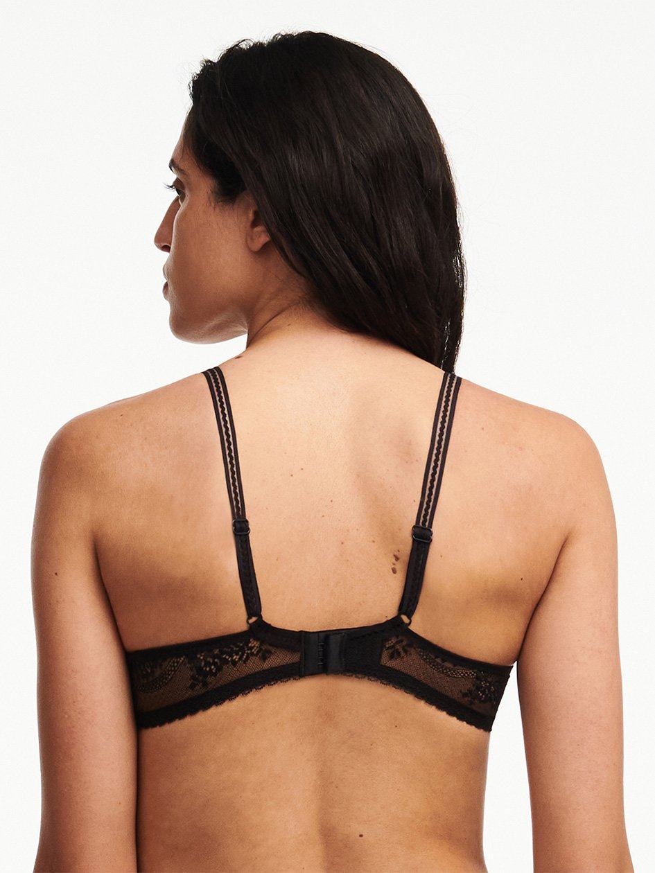 Black Chantelle Maddie Memory Foam Women Bras | BZB6826WG