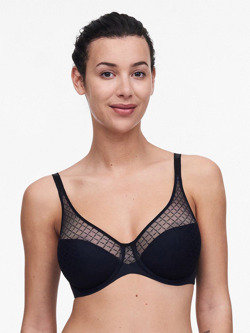 Black Chantelle Norah Chic Underwire Women Bras | EIR2285UX