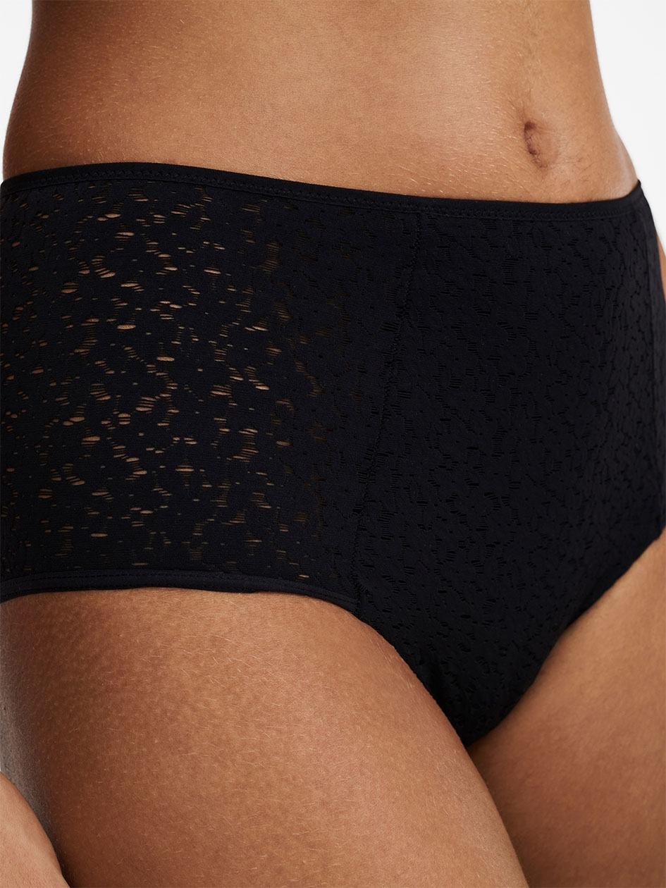 Black Chantelle Norah Comfort High Waist Women Briefs | RFJ873SS