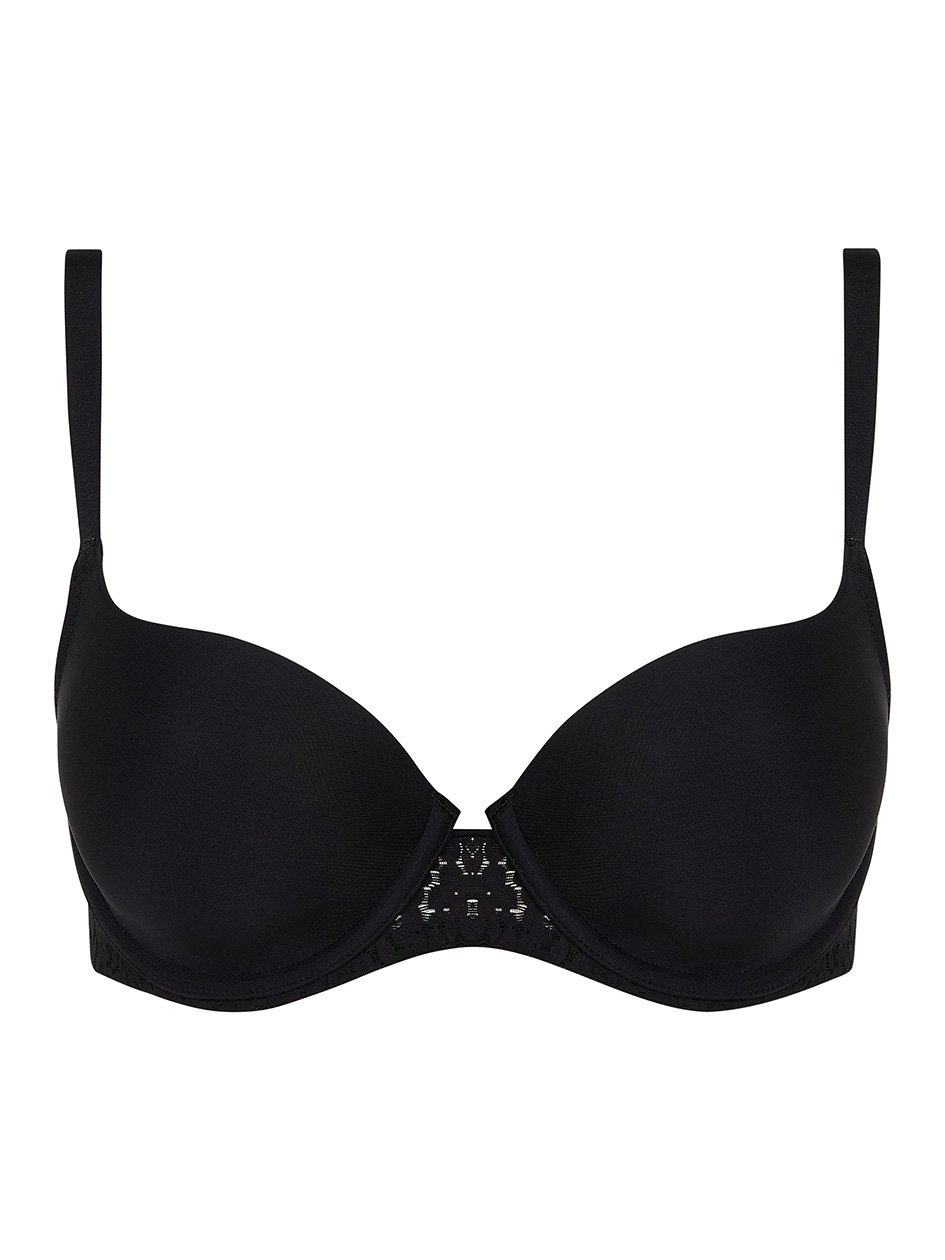 Black Chantelle Norah Comfort Smooth Sweetheart Women T-Shirt Bra | BST815SH