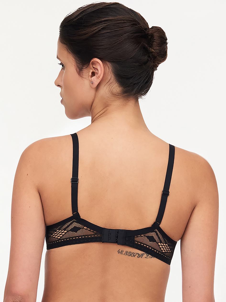 Black Chantelle Ondine Push-Up Women Bra | FIY8584CQ