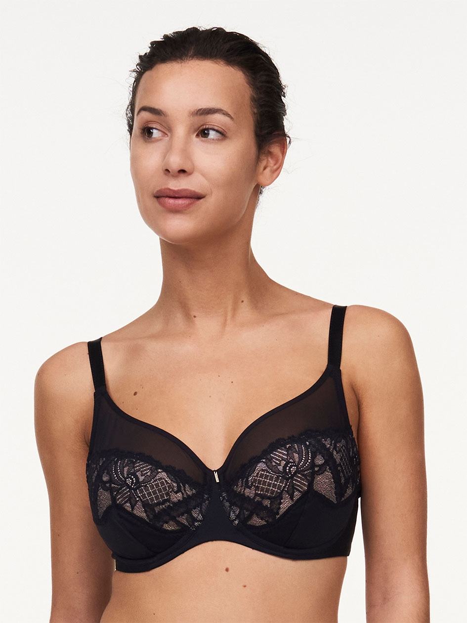 Black Chantelle Orangerie Dream Full Coverage Underwire Women Bras | KEM1325QL