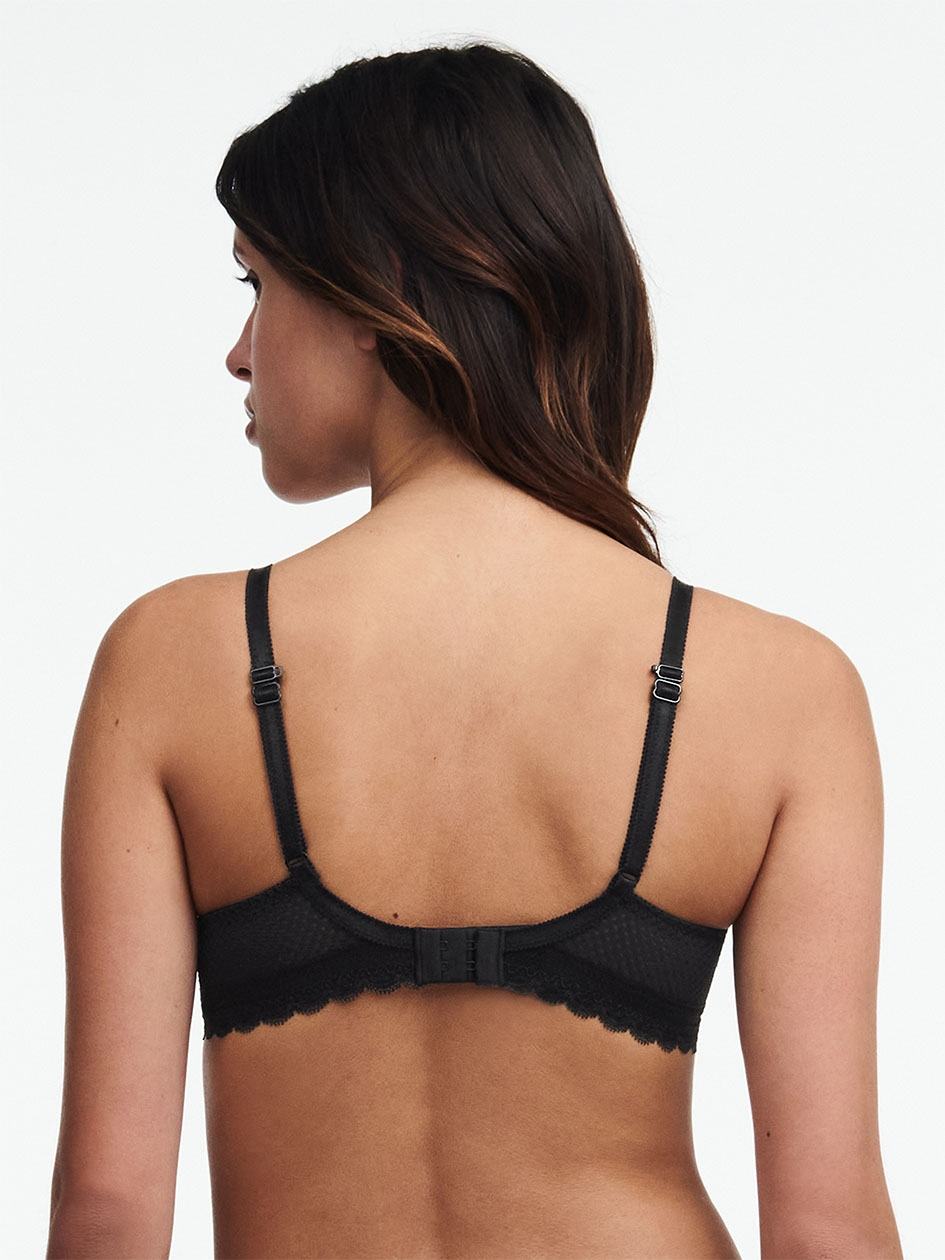 Black Chantelle Parisian Allure Plunge Women T-Shirt Bra | PLX4154KM