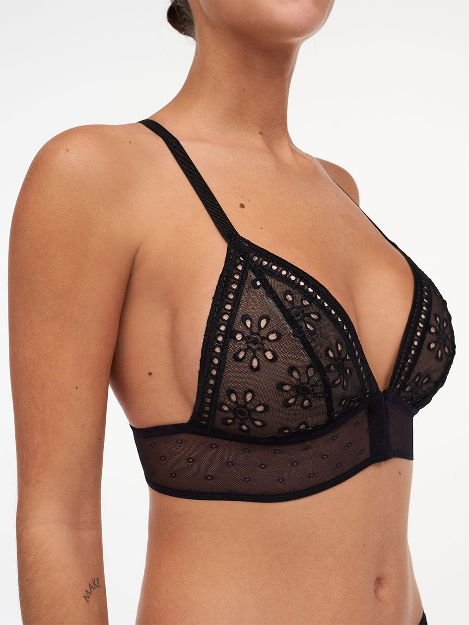 Black Chantelle Prisca Wireless Women Bras | SNX6733TT