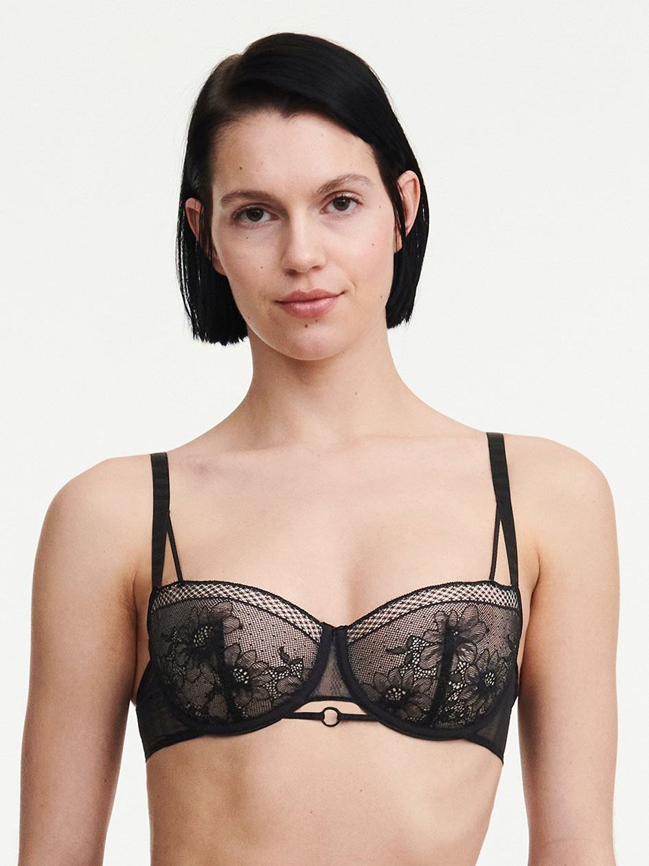 Black Chantelle Rebecca Demi Women Bras | UXL8839YY