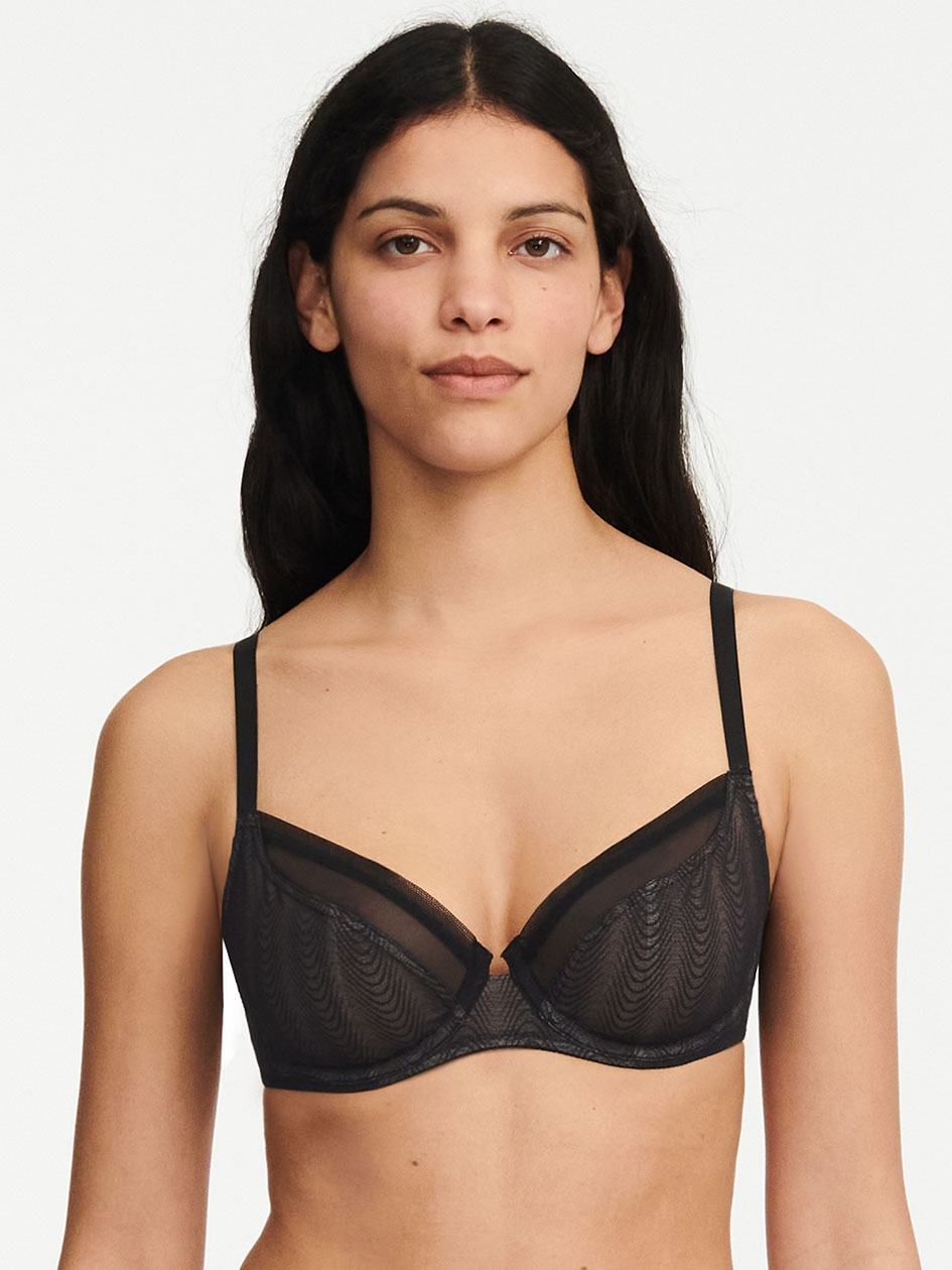 Black Chantelle Romane Underwire Women Bras | WTV7457WX