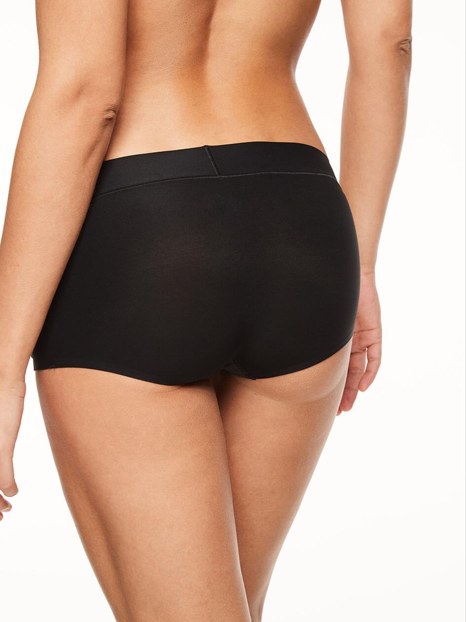 Black Chantelle SoftStretch Boyshort Women Briefs | RGL1824VR