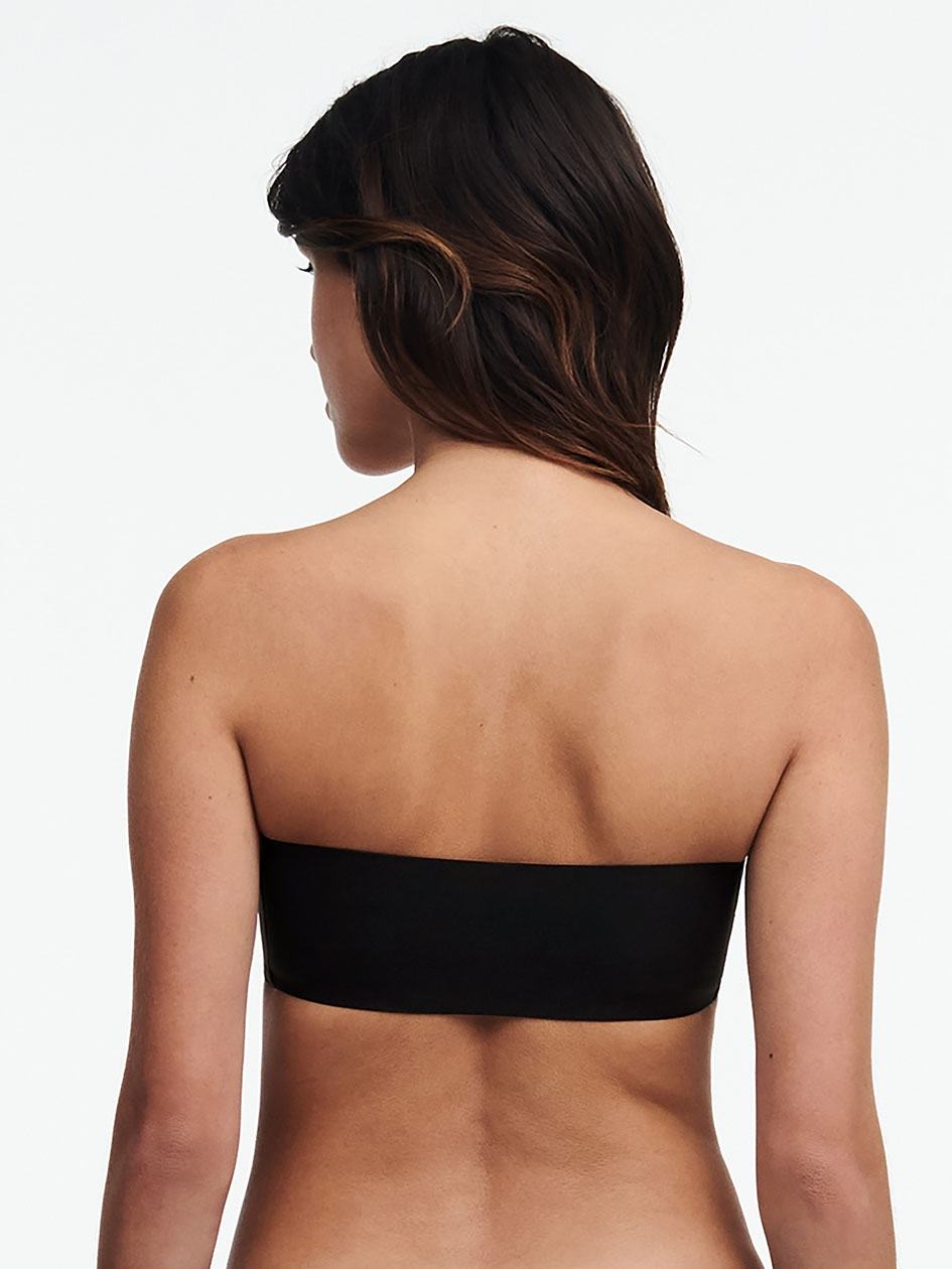 Black Chantelle SoftStretch Padded Bandeau Women Bras | EEM239AV