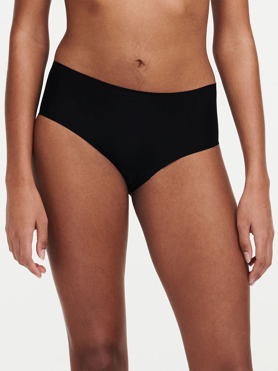 Black Chantelle SoftStretch Women Hipster Panty | OBR7611VG