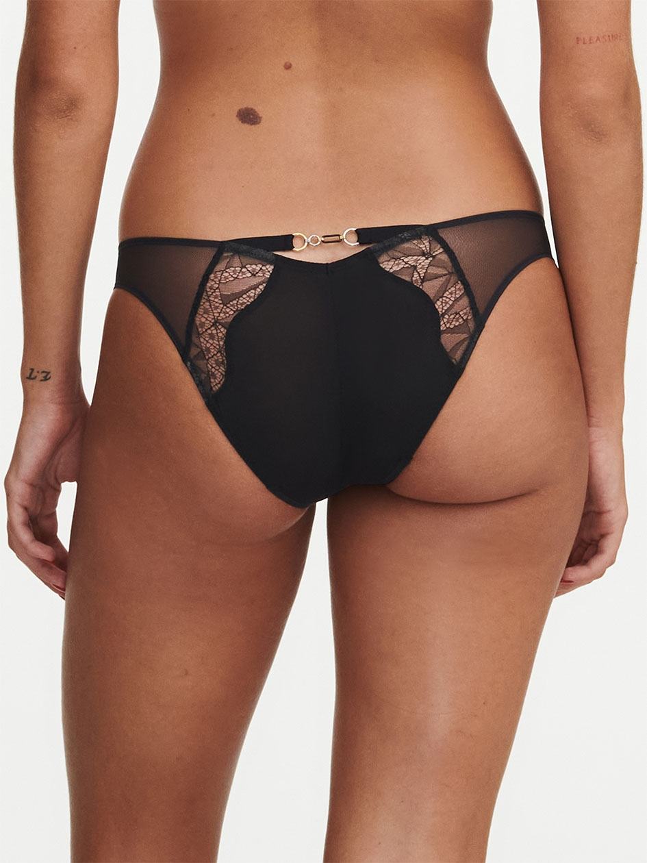 Black Chantelle Spark Women Bikini Panty | PRT2315UO