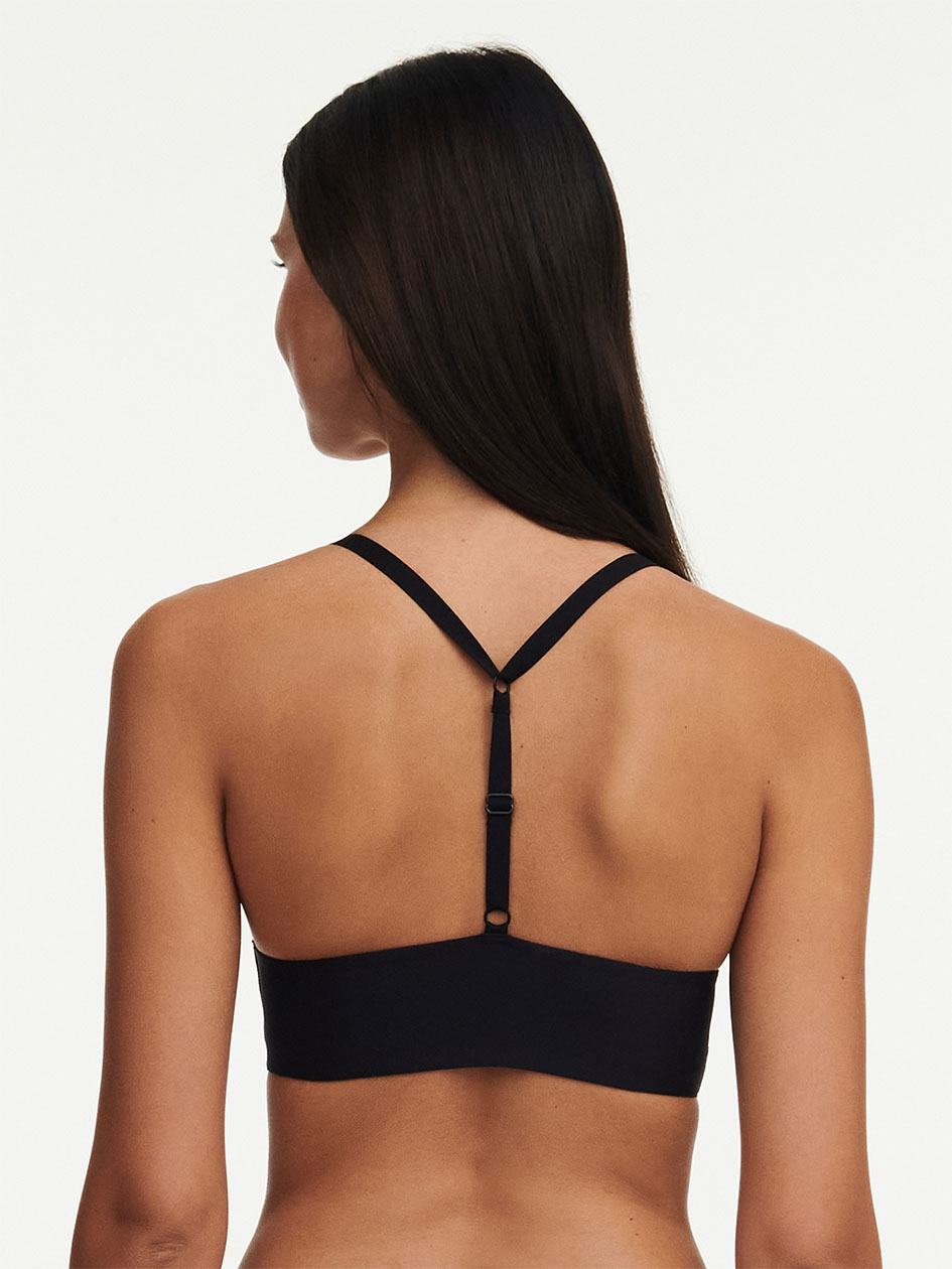 Black Chantelle Xplicit Wireless Women Bralettes | ICI1436TC