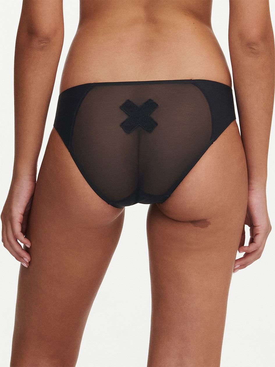 Black Chantelle Xplicit Women Bikini Panty | OEO7520VK