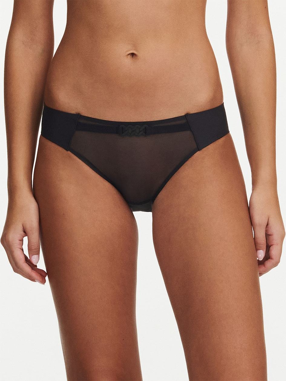 Black Chantelle Xplicit Women Bikini Panty | OEO7520VK