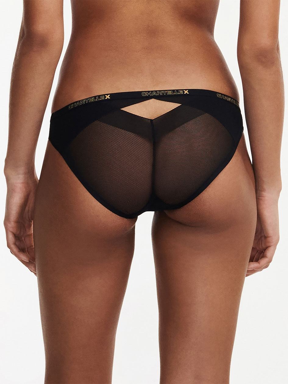 Black Chantelle Xpose Women Briefs | MOV8874DJ