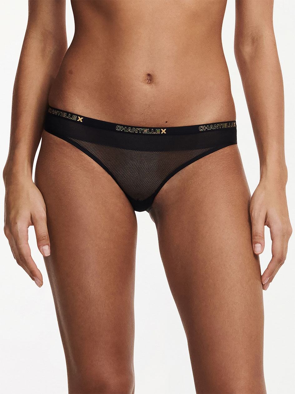 Black Chantelle Xpose Women Briefs | MOV8874DJ