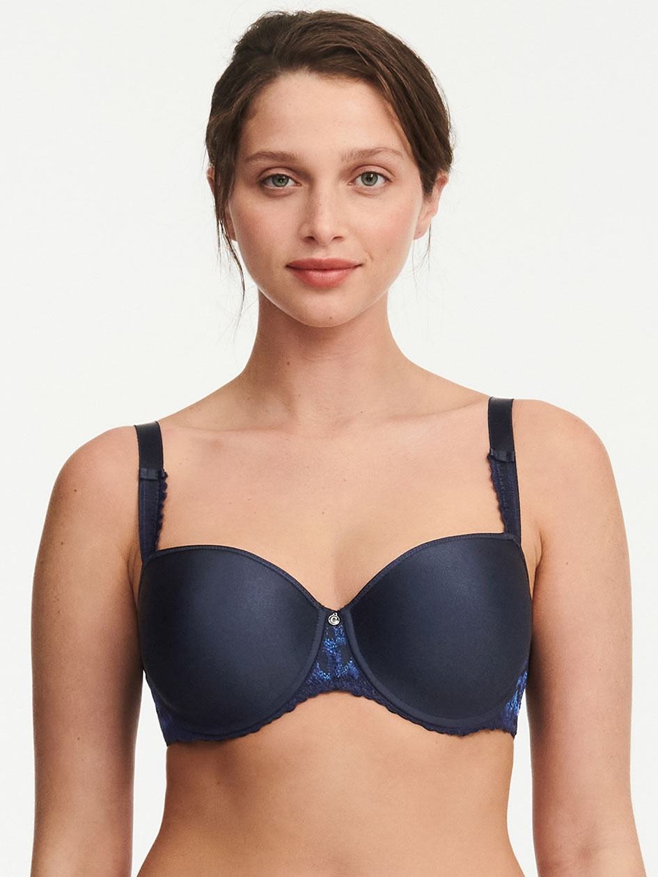 Blue Chantelle Bold Curve Custom Fit Women T-Shirt Bra | LWM2054RY