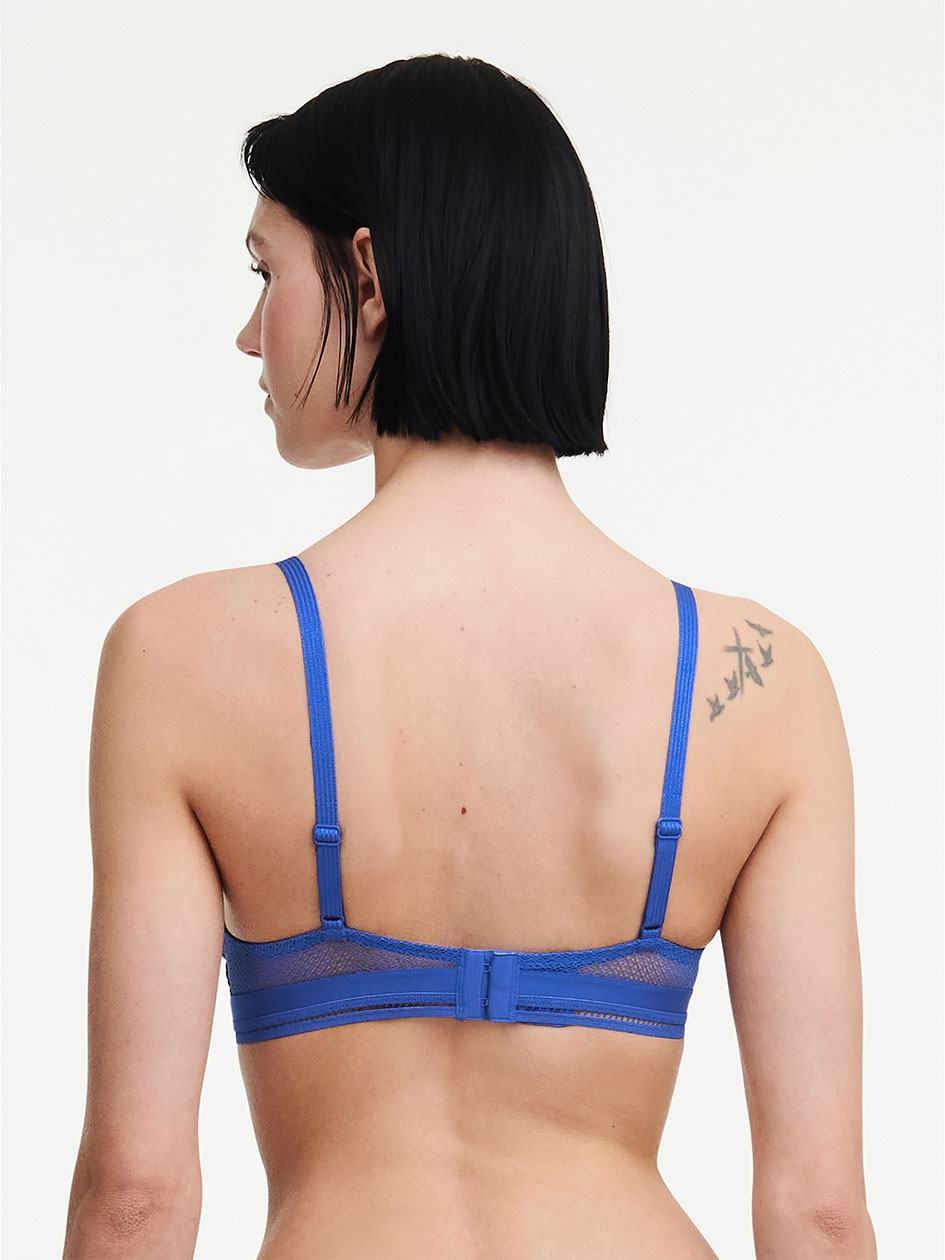 Blue Chantelle Olivia Wireless Women Bras | IUO1285ZZ