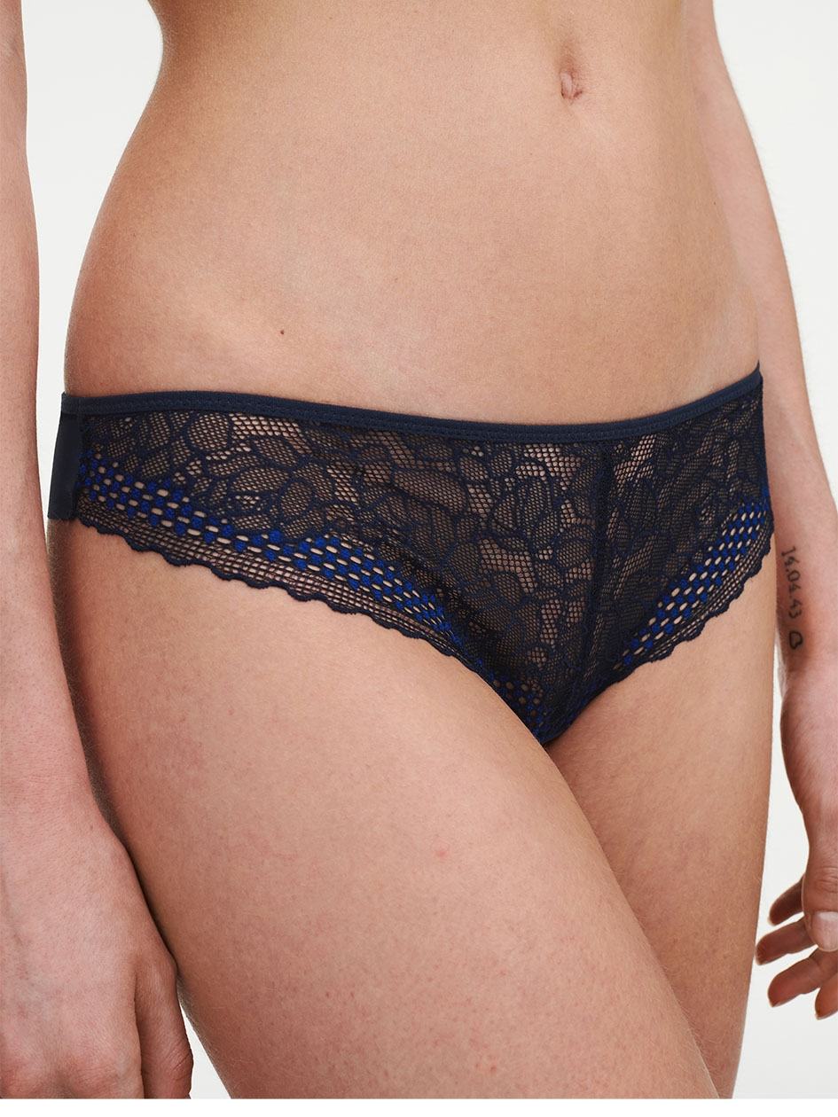 Blue Chantelle Pila Women Thong Panty | APE5649AH