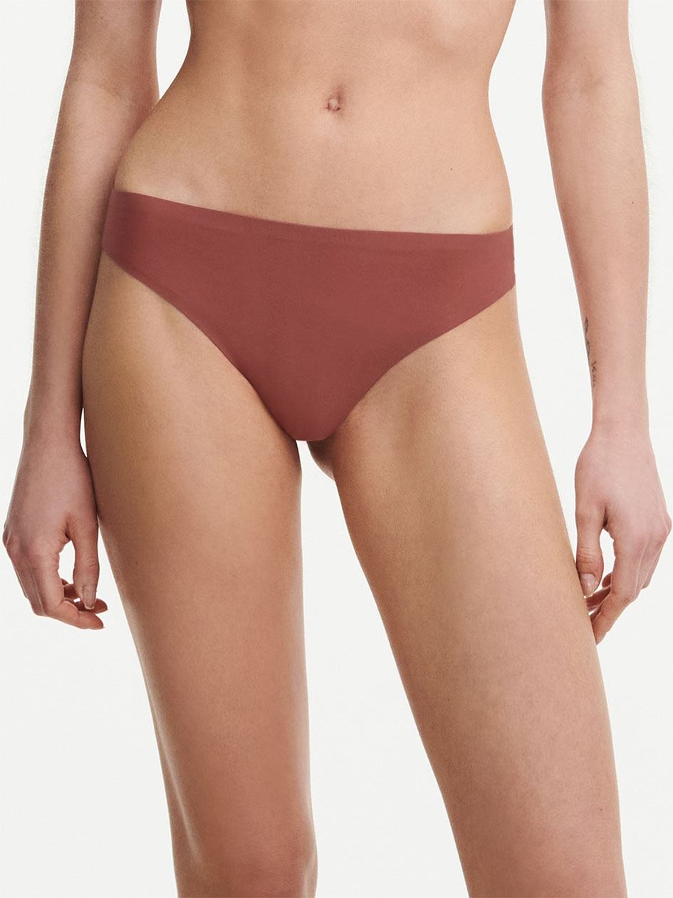 Brown Chantelle SoftStretch Women Thong Panty | XTA9195BS