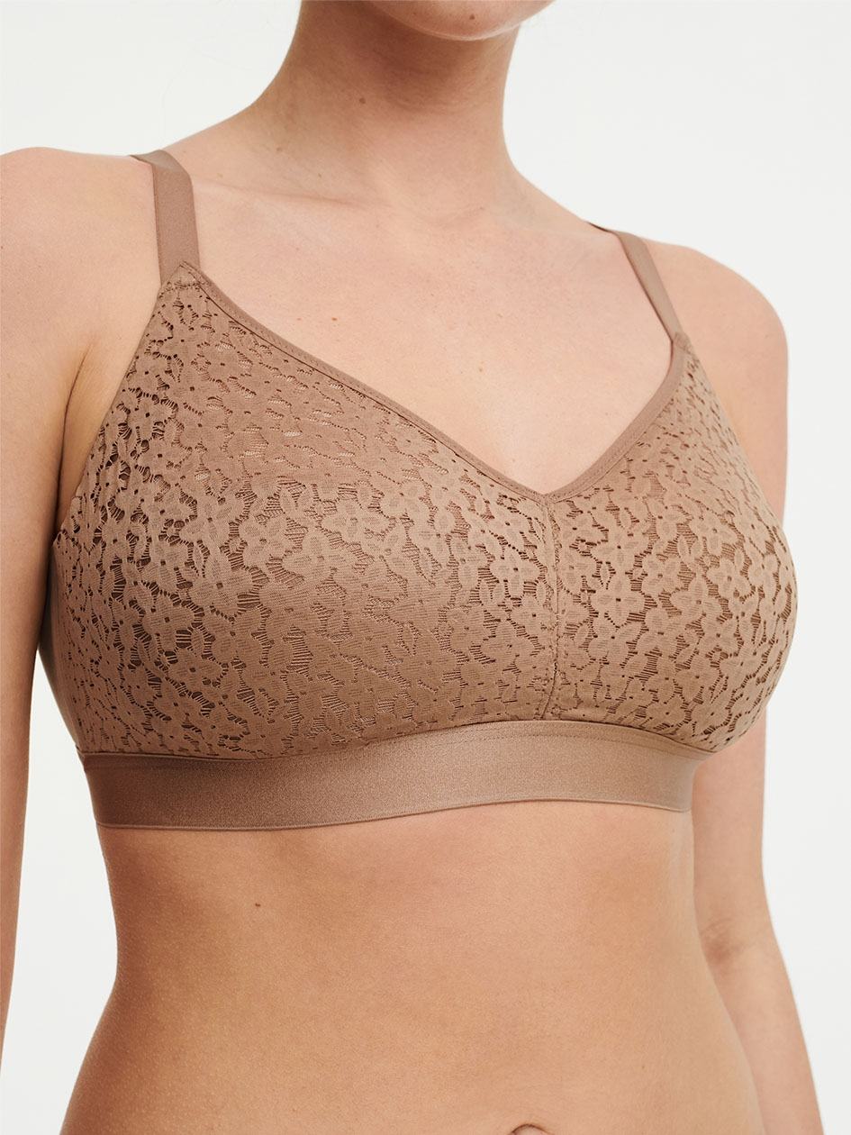 Coffee Chantelle Norah Comfort Supportive Wirefree Women Bras | OTO426BL