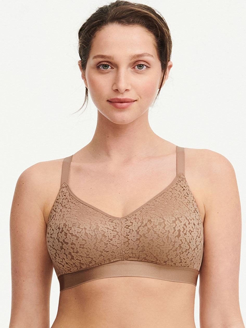 Coffee Chantelle Norah Comfort Supportive Wirefree Women Bras | OTO426BL