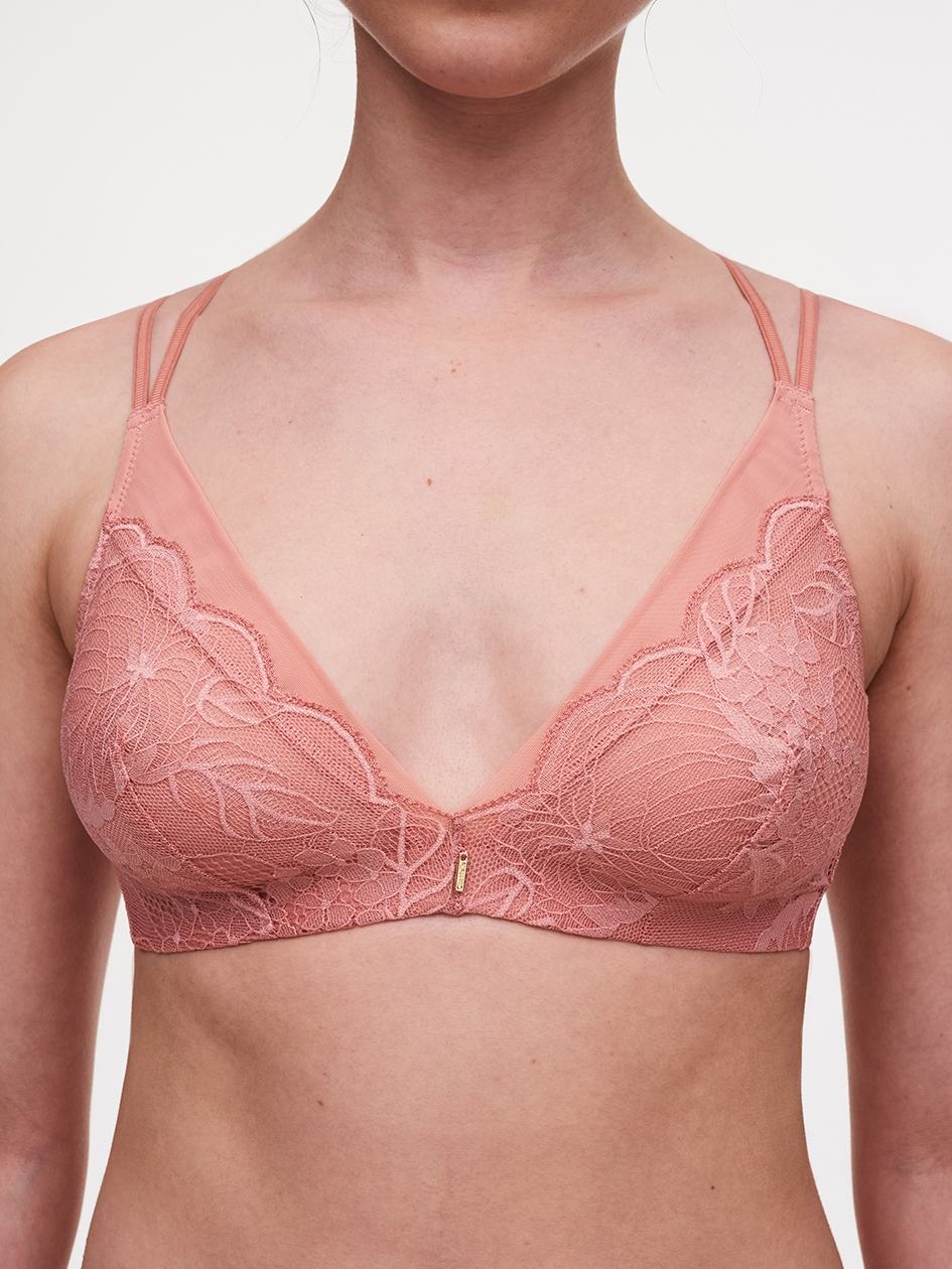 Coral Chantelle Midnight Flowers Wireless Women Bras | CGJ1879FM