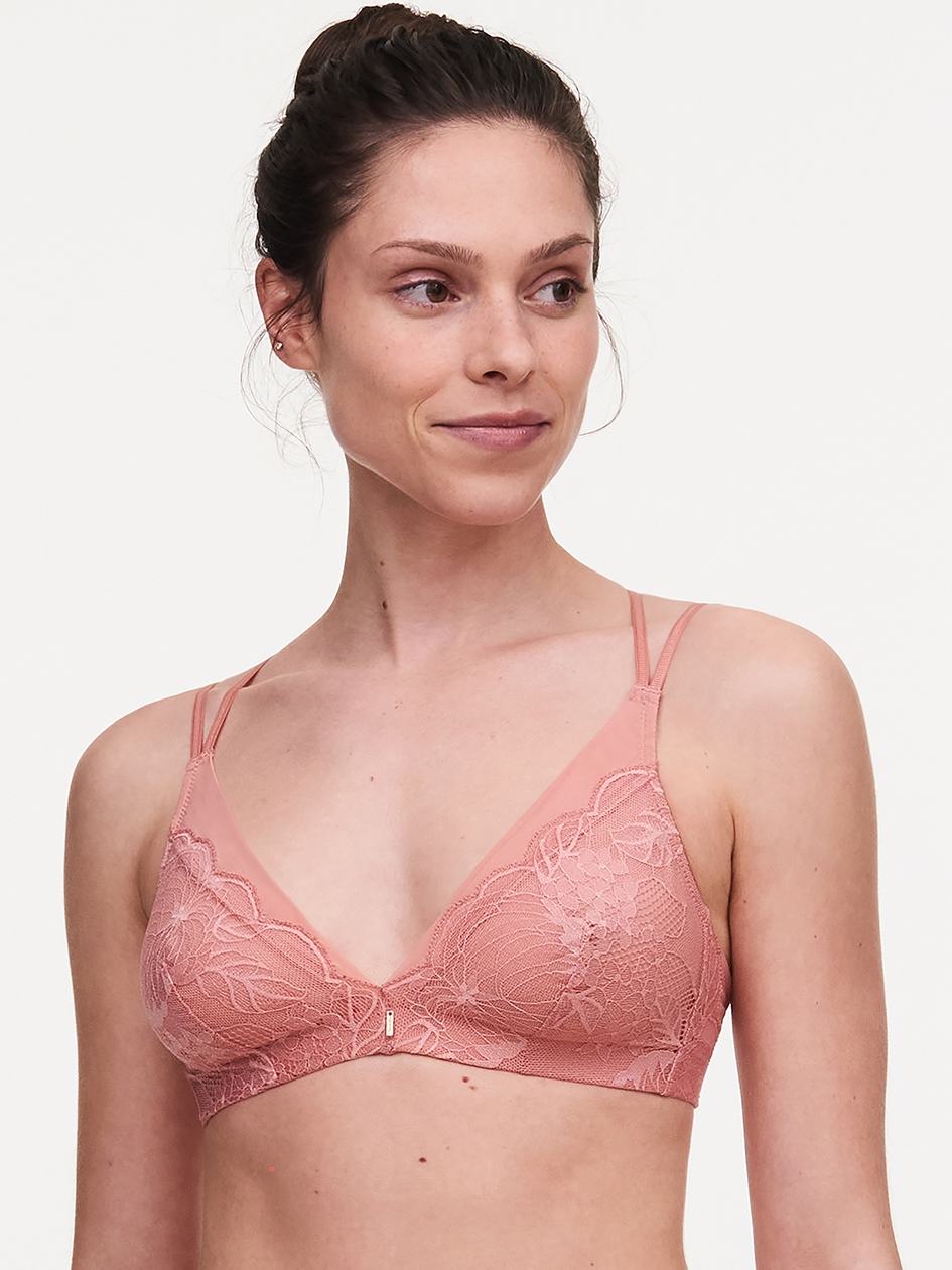 Coral Chantelle Midnight Flowers Wireless Women Bras | CGJ1879FM