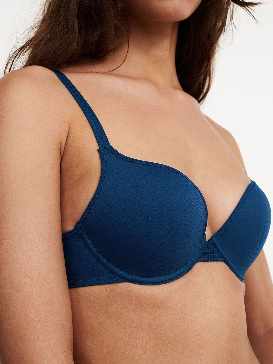 Deep Blue Chantelle Dream Today Push Up Women Bra | WDN9516MO