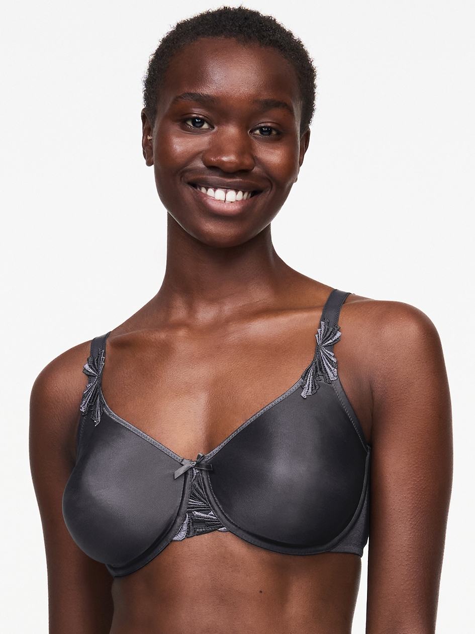 Deep Grey Chantelle Hedona Seamless Minimizer Women Unlined Bra | YER2967DC