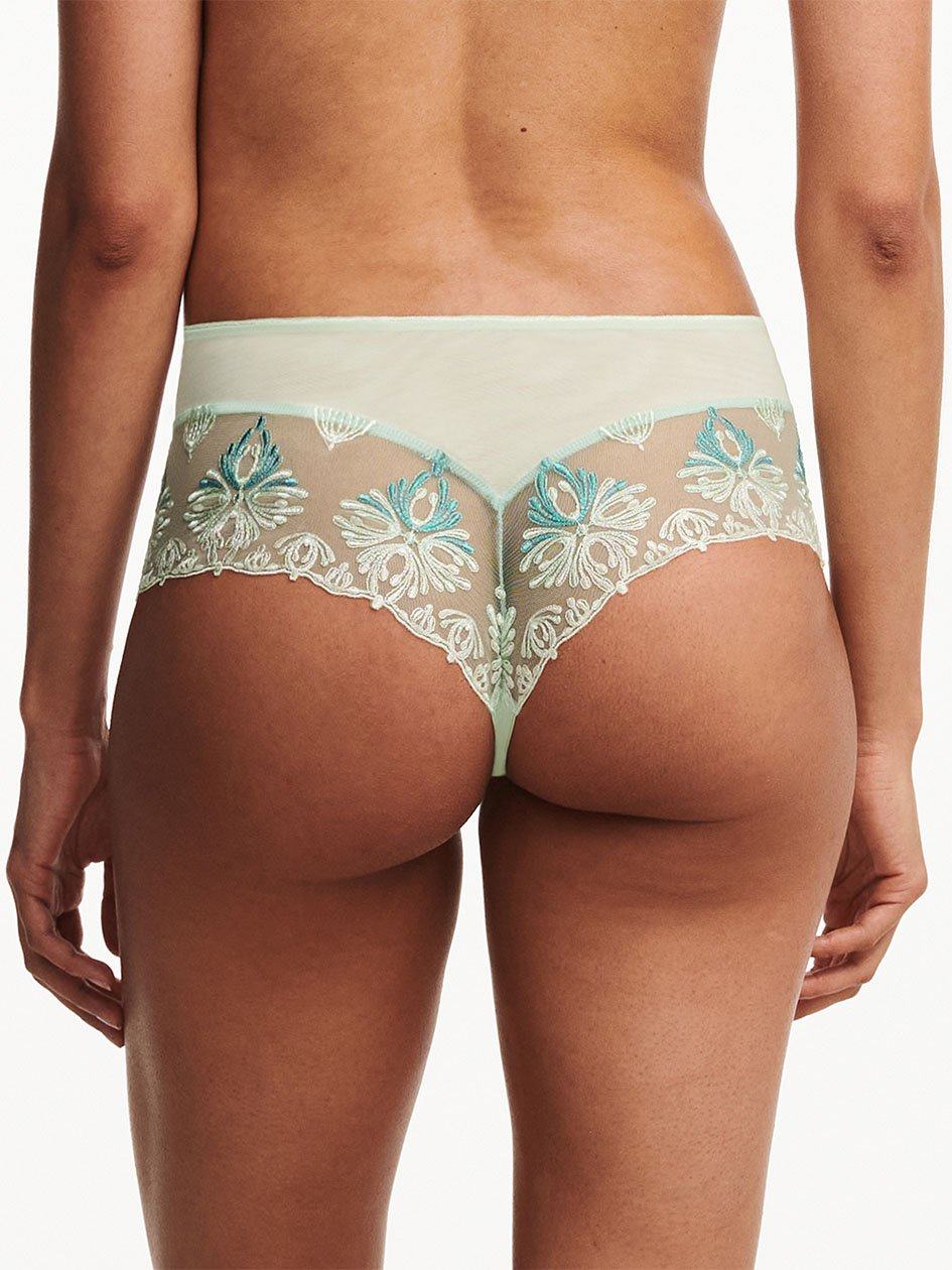 Green Chantelle Champs Elysees Lace Women Hipster Panty | FNQ962XS