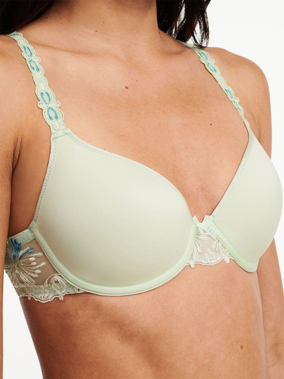 Green Chantelle Champs Elysees Smooth Custom Fit Women Bras | EDQ1222XU