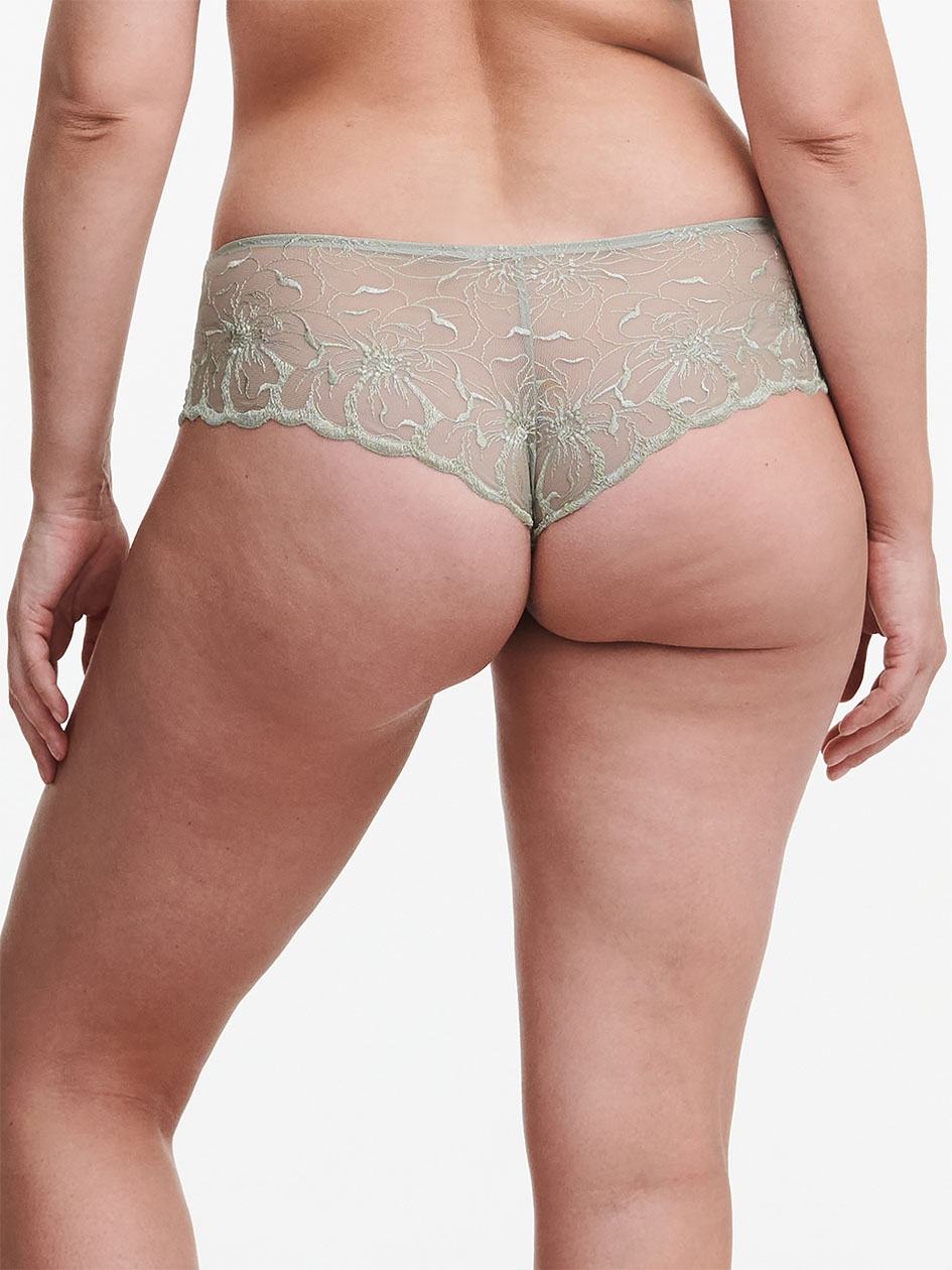 Green Chantelle Fleurs Women Hipster Panty | NKY4842GW