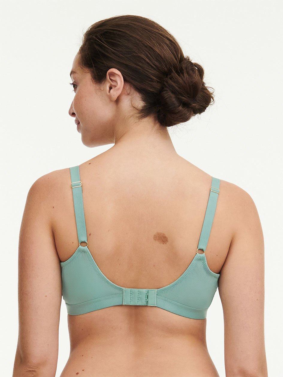 Green Chantelle Monogram Demi Women Unlined Bra | AXI7613CJ