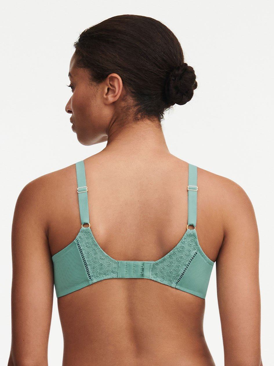 Green Chantelle Monogram Smooth Lightweight Women T-Shirt Bra | KOK2816FH