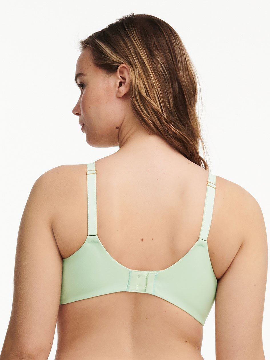 Green Chantelle Orangerie Dream Lace Contour Plunge Women Bras | CRA5738FI