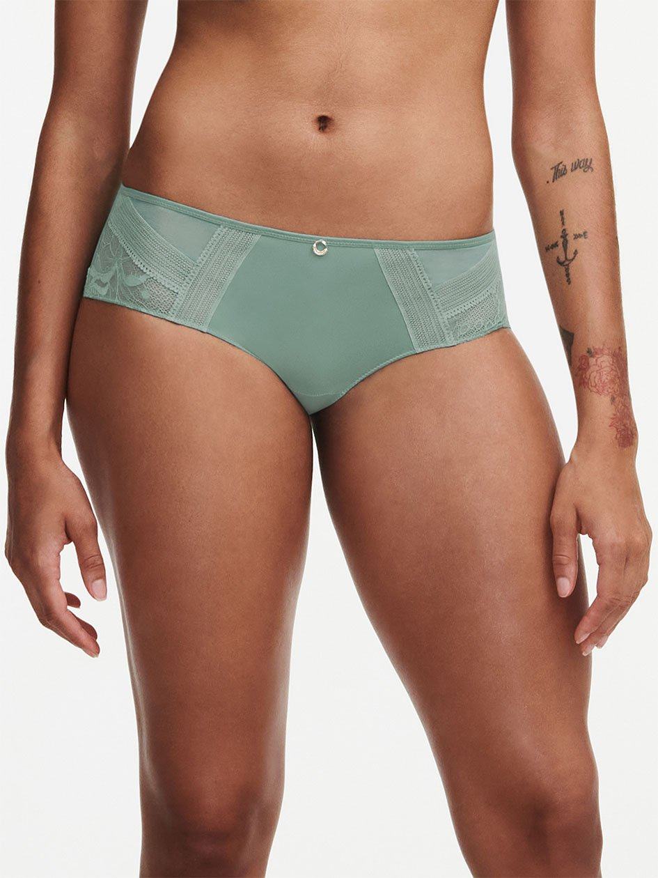 Green Chantelle True Lace Women Hipster Panty | QFD1685KI