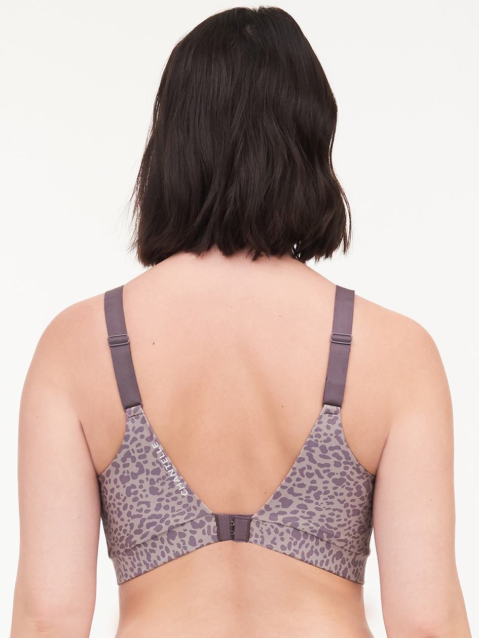 Grey Brown Leopard Chantelle Everyday Sport Eco Comfort Low Impact Women Bra | HRA7280TL