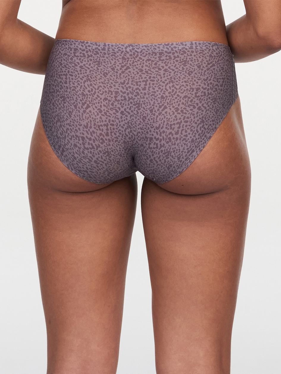 Grey Brown Leopard Chantelle SoftStretch Women Hipster Panty | MNQ9967GC