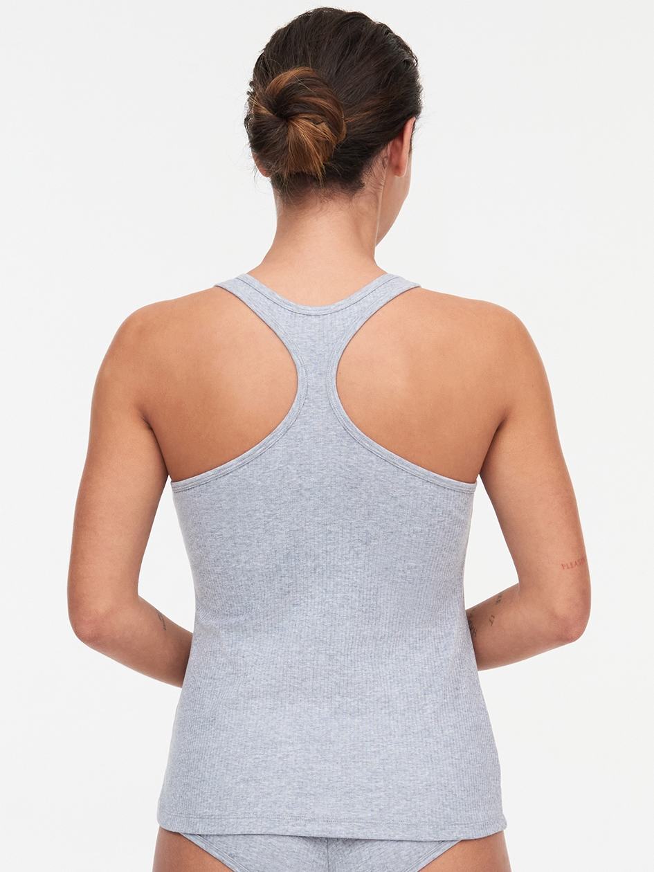 Grey Chantelle Cotton Comfort Women Tank Top | JUC7099OZ