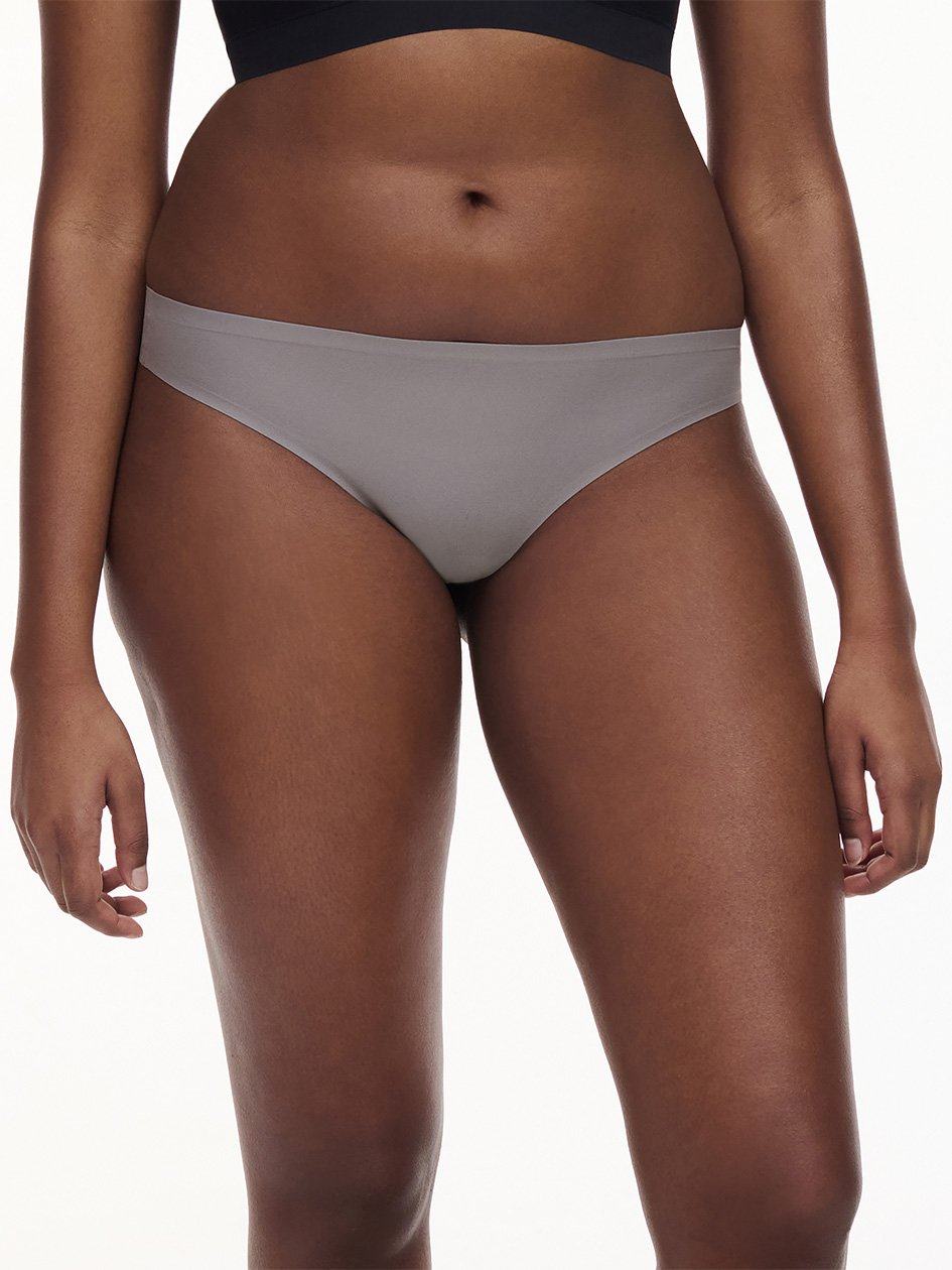 Grey Chantelle SoftStretch Women Thong Panty | QBM5129CA