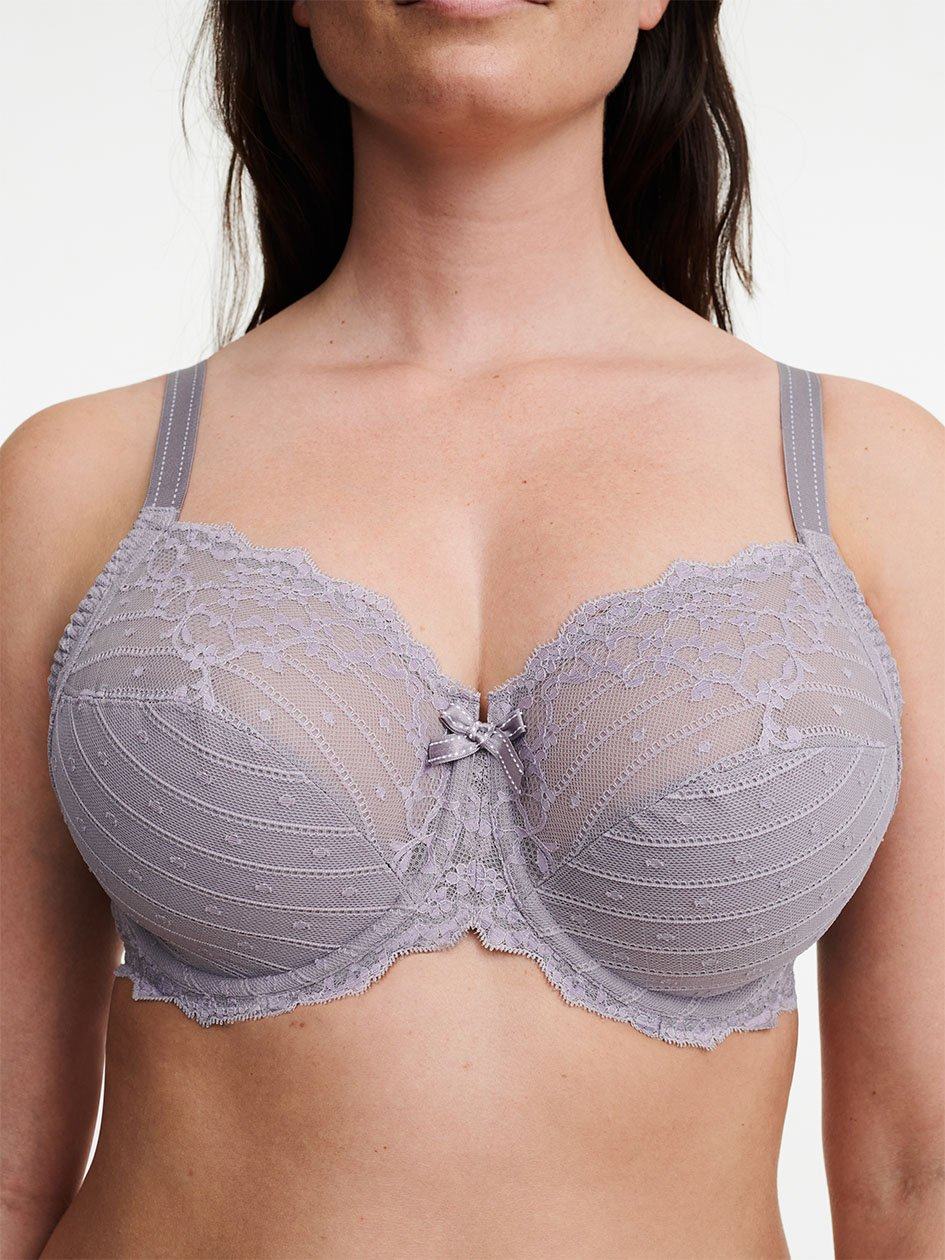 Grey Lavender Chantelle Rive Gauche Full Coverage Women Unlined Bra | FRN2528KT