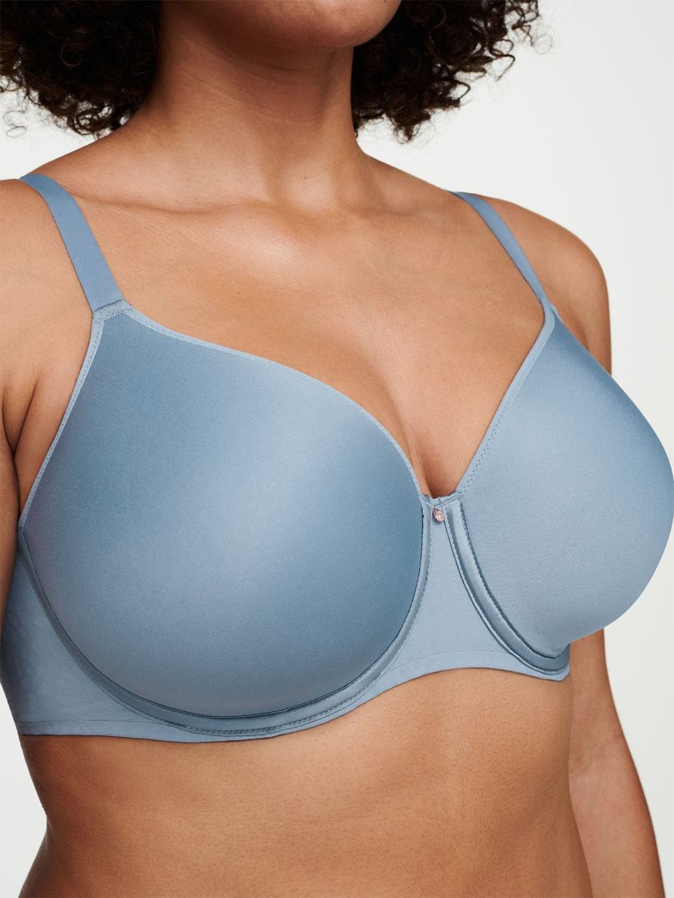 Grey White Chantelle Comfort Chic Full Coverage Custom Fit Women Bras | IPN9438VQ