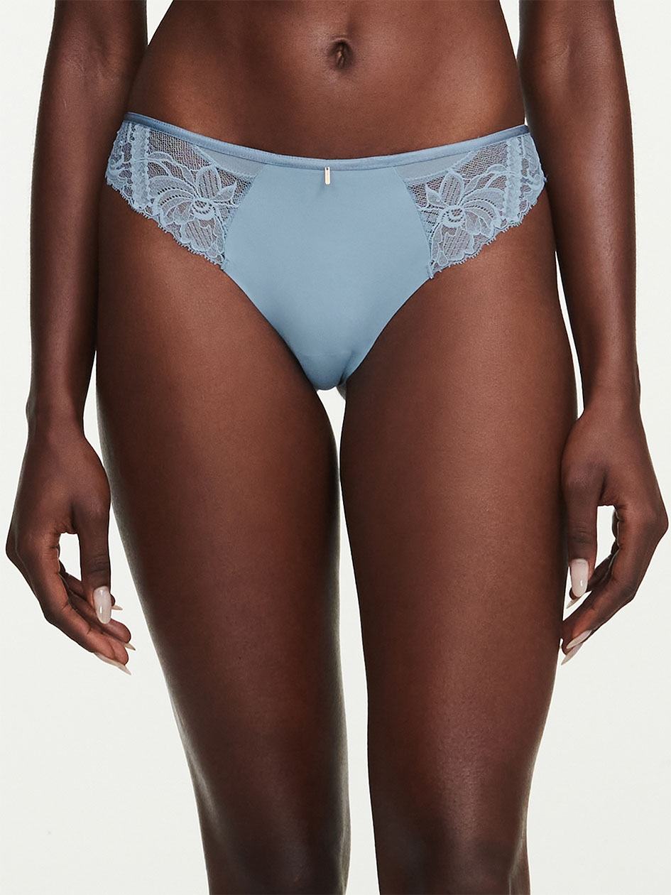 Grey White Chantelle Orangerie Dream Women Thong Panty | NLH904UY