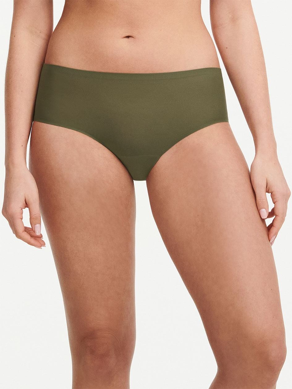 Khaki Green Chantelle SoftStretch Women Hipster Panty | XMY8382FP