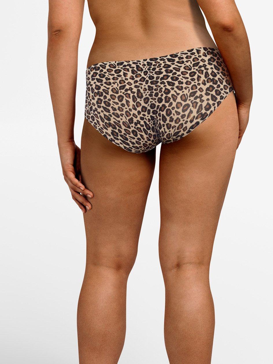 Leopard Beige Chantelle SoftStretch Women Hipster Panty | XFE9978IK