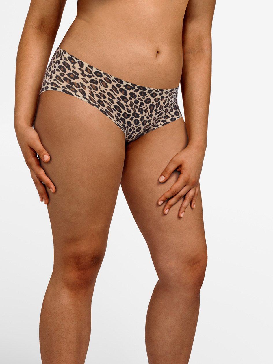 Leopard Beige Chantelle SoftStretch Women Hipster Panty | XFE9978IK